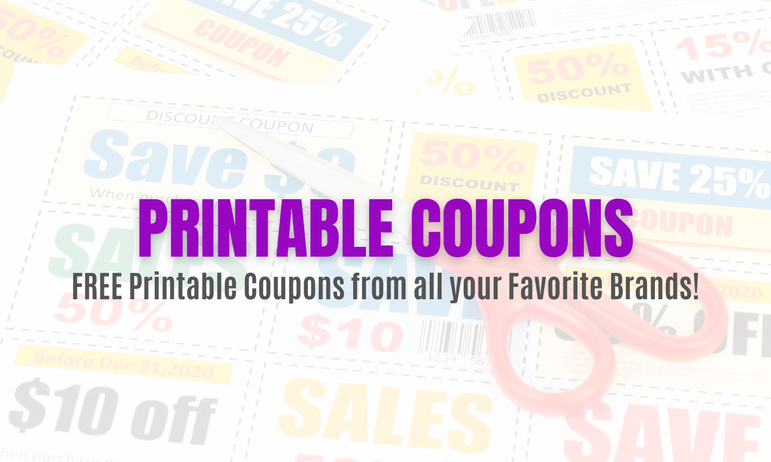 PRINTABLE COUPONS - Big Savings with Amanda - Digital Couponing ...